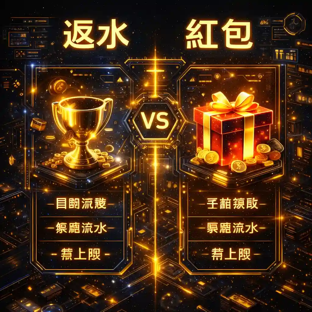 返水與紅包制度差異對比示意