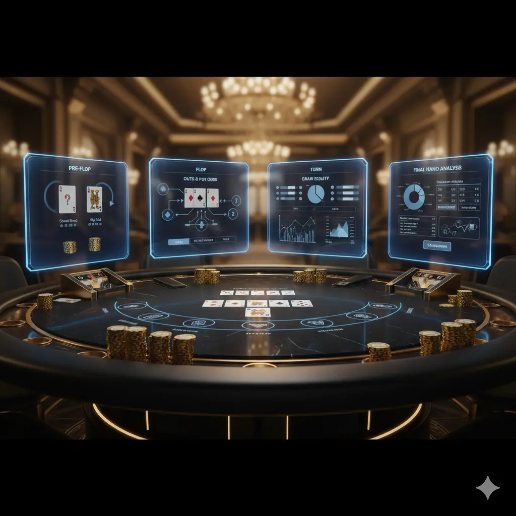 德州撲克玩法：從翻牌到河牌的完整流程圖